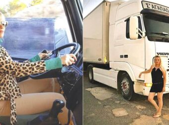 Η Σοφία ειναι νέα, ωραία, μορφωμένη και νταλικιέρισσα