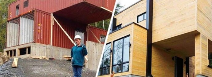 Γυναίκα ένωσε 4 κοντέινερ, για να φτιάξει το σπίτι των ονείρων της και το εσωτερικό του είναι ο,τι πιο άνετο και σικ