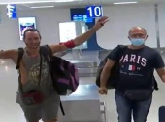 Ελπίζουμε να τα έχει πλύνει! Επέστρεψε με τα ρούχα του Survivor ο Γιώργος Κατσαούνης