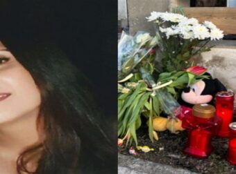 Θρήνος στη Θεσσαλονίκη: Λευκά λουλούδια και κεριά έξω από το σπίτι που κάηκαν ζωντανοί  η μητέρα με τα δυο της παιδιά