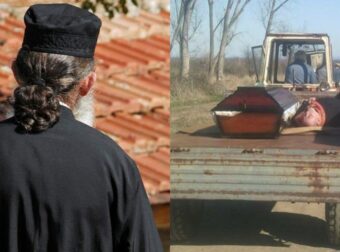 Τον πήγαν “καροτσάκι” στην εκκλησία μαζί με το φέρετρο: Πάτερ σωριάστηκε από το ποτό καθώς πήγαινε σε κηδεία