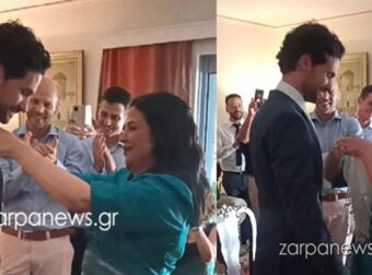 Γάμος Αυγουστίδη – Κρασσά: Η ώρα που ντύνουν τον γαμπρό και το «δώρο» της μητέρας