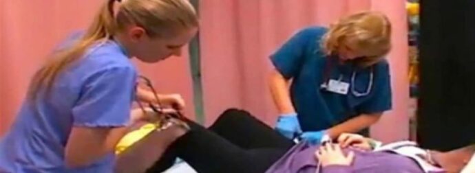 26χρονη έγκυος πήγε στο νοσοκομείο ουρλιάζοντας από τον πόνο – Όταν της έκοψαν το παντελόνι έμειναν άναυδοι (Video)