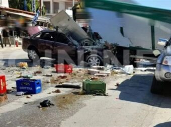 Καβάλα: Τραγωδία στην άσφαλτο με 3 νεκρούς – Αυτοκίνητο έπεσε σε πεζό και οχήματα