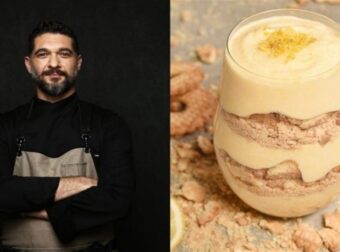 Από τον MasterChef, Πάνο Ιωαννίδη: Δροσερό γλυκό ψυγείου με μους λεμόνι και μπισκότο