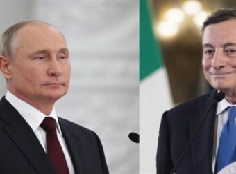 Τηλεφωνική επικοινωνία Βλαντίμιρ Πούτιν με τον Μάριο Ντράγκι: “Η Ρωσία θα βοηθήσει με την επισιτιστική κρίση αν αρθούν οι κυρώσεις”