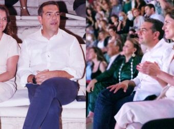 Υπέρκομψη και ακομπλεξάρστη: Η Μπέτυ Μπαζιάνα εντελώς άβαφη στο Ηρώδειο, έκλεψε τις εντυπώσεις από τον Τσίπρα