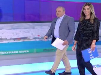 Η Λένα Φλυτζάνη έριξε μόνη την αυλαία της εκπομπής, δίχως τον Δημήτρη Καμπουράκη