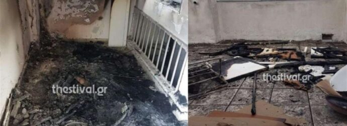 Τρόμος στη Θεσσαλονίκη: Κεραυνός Χτύπησε Πολυκατοικία – Ξέσπασε Φωτιά Στο Κτίριο