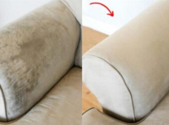 Θα κάνει τον καναπέ καινούργιο: Πήρε 1 υλικό της κουζίνας το έριξε στον λεκέ και έμεινε άφωvη με το αποτέλεσμα