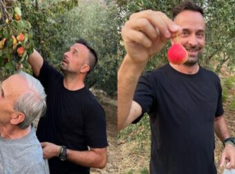 Γιώργος Λιανός: Στο Χωριό Του Για Οικογενειακές Διακοπές– Το Βίντεο Με Την Κόρη και τον Πατέρα του