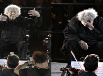 “Έφυγε” σαν σήμερα ο Μίκης Θεοδωράκης: Η αξέχαστη στιγμή, που δάκρυσε στο Καλλιμάρμαρο