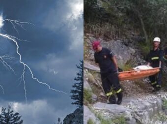 Τον χτύπησε κεραυνός και τον σκότωσε: Τpαγωδία στην Δράμα με παρέα ορειβατών, ένας νεκρός κι ένας τραυματίας