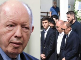 Θρήνος στην Κηδεία του Σταύρου Ψυχάρη: Εικόνες απο το Τελευταίο αντίο-Ποιοί Έδωσαν Παρόν