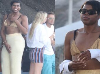 Ο 30χρονος γιος του Μάτζικ Τζόνσον φορώντας χρυσαφί μπικίνι, παντελόνα και τακούνια και τρέλανε ξανά την Μύκονο