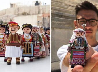 21χρονος Έλληνας ντύνει φιγούρες Playmobil με παραδοσιακές ελληνικές φορεσιές
