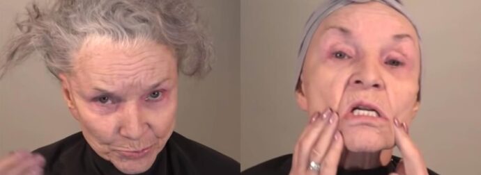 20 χρόνια νεότερη μόνο με μακιγιάζ: 78χρονη βάφεται μόνη της και όταν τελειώνει αφήνει έκπληκτους τους πάντες