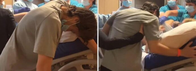 Πατέρας μπήκε στη γέννα να δώσει κουράγιο στη γυναίκα του και λιποθύμησε