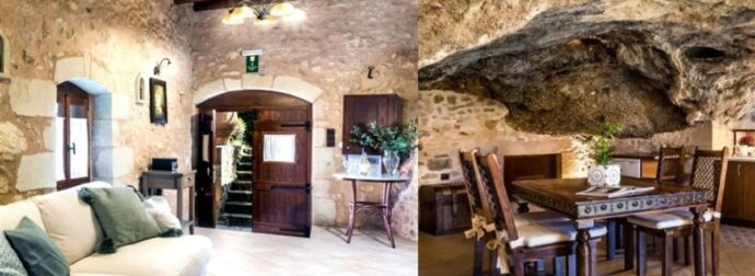 Κρητικός αγόρασε σπηλιά μέσα στα βράχια, τη μετέτρεψε σε σπίτι όνειρο και το νοικιάζει στο Airbnb 50€ τη βραδιά