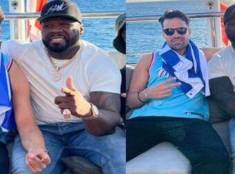Αγκαλιά με τον 50 Cent και την ελληνική σημαία ο Κωνσταντίνος Αργυρός σε χλιδάτο κότερο