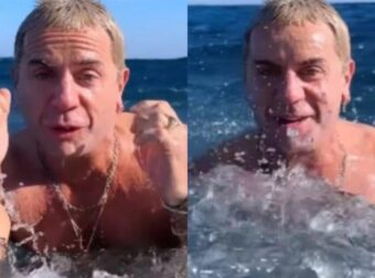 Φοβερός ο Μαζωνάκης: Βούτηξε αγέρωχος στην παγωμένη θάλασσα και δάμασε τα κύματα