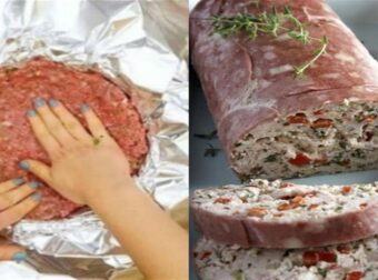 Ανακάτεψε τον κιμά με γιαούρτι και τυρί και το τύλιξε με αλουμινόχαρτο – Λίγη ώρα αργότερα συνέβη το απόλυτο γευστικό “θαύμα”