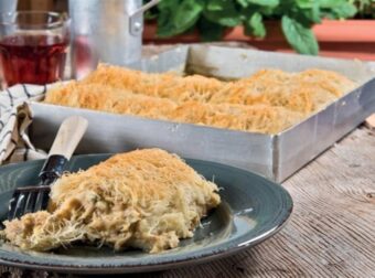 Η συνταγή της ημέρας: Μελιτζανοπιτάκια µε κανταΐφι που λιώνουν στο στόμα