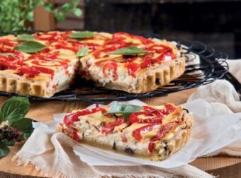 Θα μυρίσει όλο το σπίτι… χωριό: Χωριάτικη τάρτα µε ελιές και πιπεριές