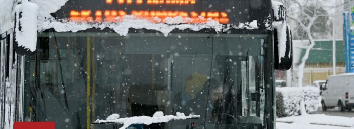 Κακοκαιρία «Μπάρμπαρα»: Τροποποιήσεις και διακοπές στα δρομολόγια των ΜΜΜ