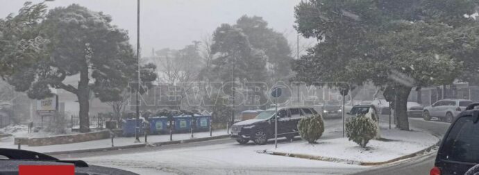 Κακοκαιρία Μπάρμπαρα: Μήνυμα 112 για χιόνια στην Αττική