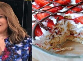 “Τριπλή κόλαση” από την Αργυρώ Μπαρμπαρίγου: Γλυκό ψυγείου με σοκολάτα, μπισκότα και stevia για υγιεινή και λαχταριστή απόλαυση