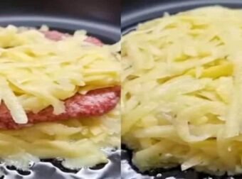 Έτριψε τις πατάτες και τύλιξε το μπιφτέκι – Λίγο αργότερα έγινε το “θαύμα”