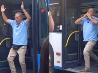 Ο χορευταράς οδηγός λεωφορείου στη Ρόδο που λατρεύει η τοπική κοινωνία (video)