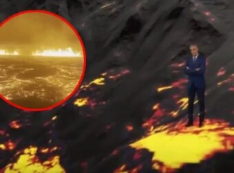 Viral o Ευαγγελάτος: «Μπήκε» σε κρατήρα ηφαιστείου (video)
